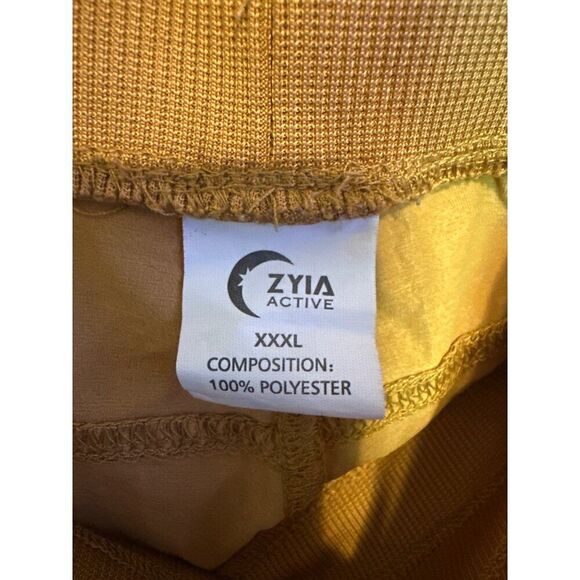 Zyia Active Stretch Sporty Outdoor canyon Shorts Mustard Yellow Size XXXL - Picture 11 of 14